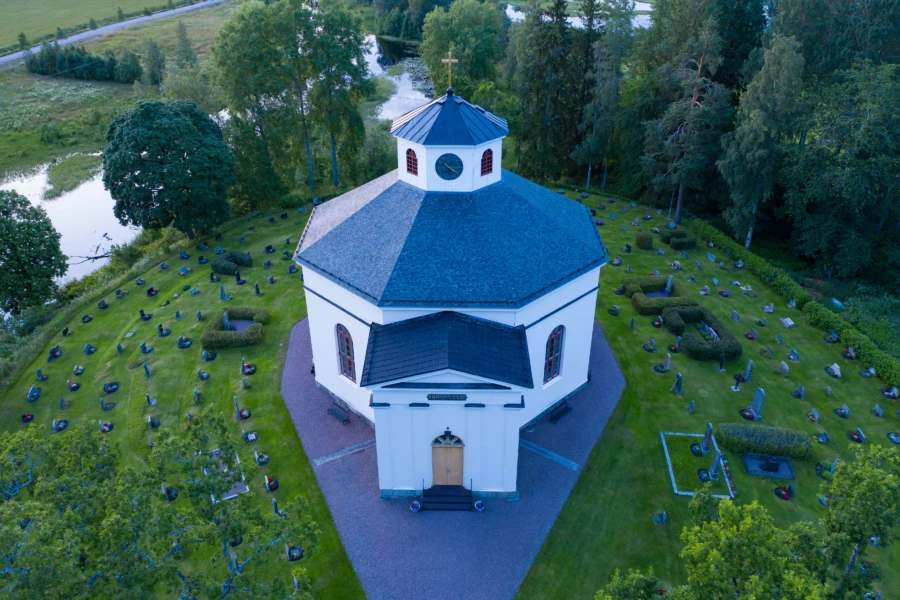 Silvbergs kyrka. Foto: Nils F&auml;ltman