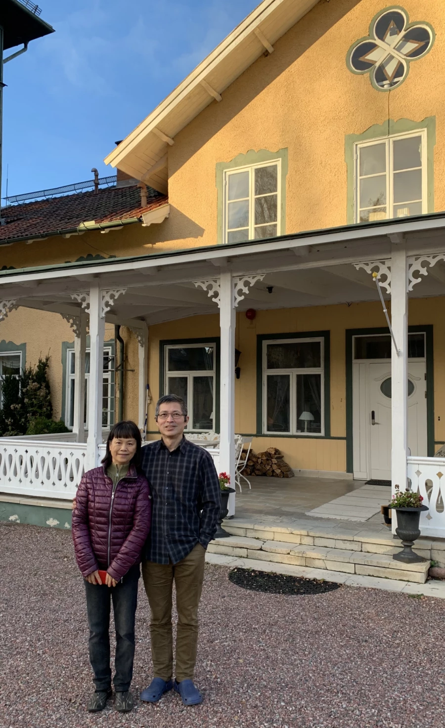 Bo Liu och Ying Zhou, nya &auml;garna av Ulfshyttans Herrg&aring;rd.