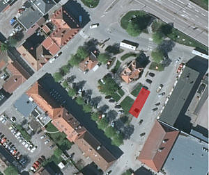 Karta över saluplatser i Säter